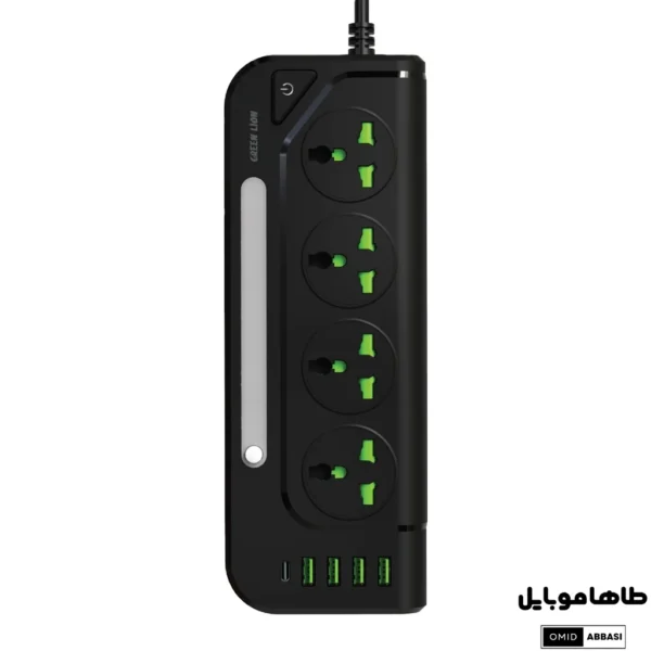 چندراهی برق گرین لاین Green Lion GS-100 Power Socket 3000W