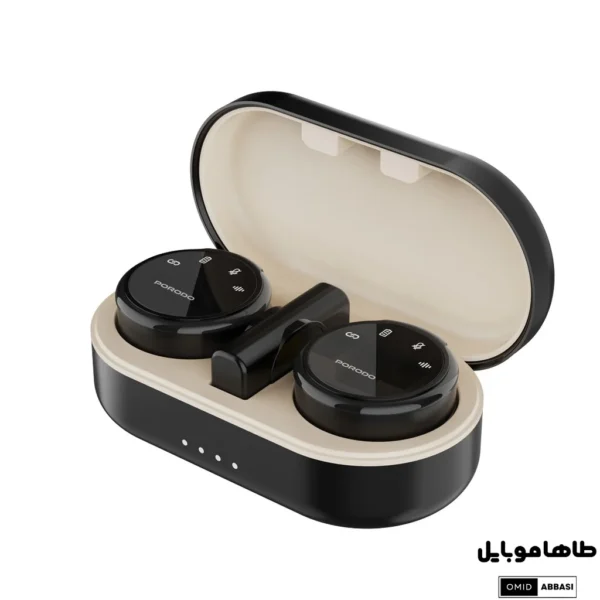 میکروفون یقه‌ای با رابط تایپ سی و آداپتور لایتنینگ پرودو Porodo Lavalier Microphones