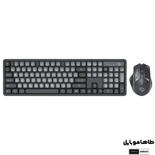 کیبورد و ماوس بیسیم گیمینگ پرودو Porodo Gaming Wireless Keyboard Mouse Set