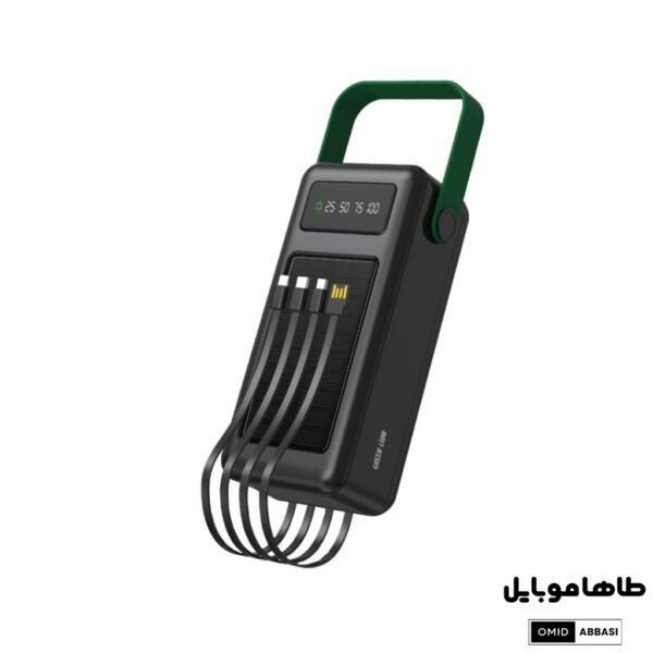 پاوربانک سولارمکس گرین لاین Green Lion Solar Max 50000mAh Powerbank