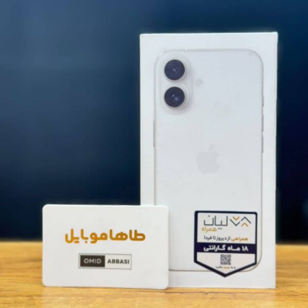آیفون 16 نورمال 128 گیابایت ریجستر شده Ip 16 Normal 128gb Ch Not Active