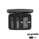 Porodo Dual Connector Lavalier Microphone Dual Mic with Charging Case