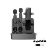 Porodo Dual Connector Lavalier Microphone Dual Mic with Charging Case قیمت
